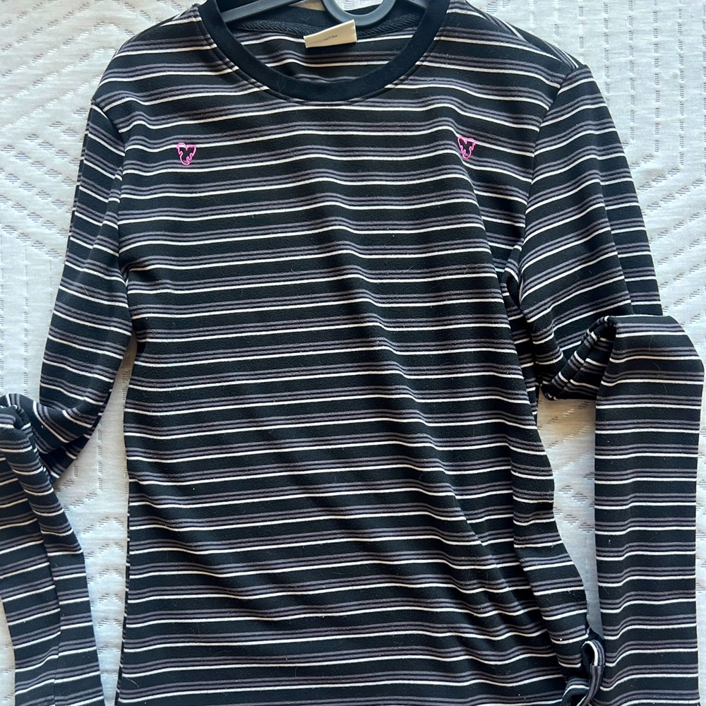 Striped Soft Cozy Long Sleeves Pullover Sweatshirt